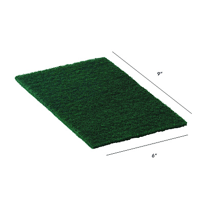 Americo 90-96 Medium Duty Hand Cleaning Pad, 6 x 9, Green, 20/Pack, 3 Packs/Carton (AMF510161)