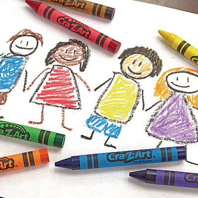 Cra-Z-Art Washable Jumbo Crayons, 16 Assorted Colors, 16/Pack (CZA1020448)