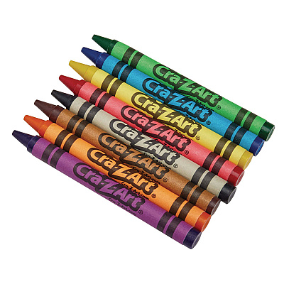 Cra-Z-Art Crayons, 8 Assorted Colors, 800/Pack (CZA740031)