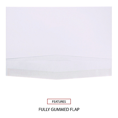 Universal Open-Side Business Envelope, #9, Square Flap, Gummed Closure, 3.88 x 8.88, White, 500/Box (UNV35209)