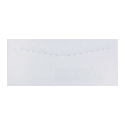 Universal Open-Side Business Envelope, 1 Window, #10, Commercial Flap, Gummed Closure, 4.13 x 9.5, White, 500/Box (UNV35211)