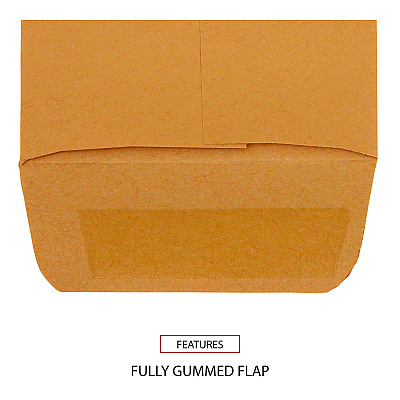 Universal Kraft Coin Envelope, #5 1/2, Round Flap, Gummed Closure, 3.13 x 5.5, Light Brown Kraft, 500/Box (UNV35302)