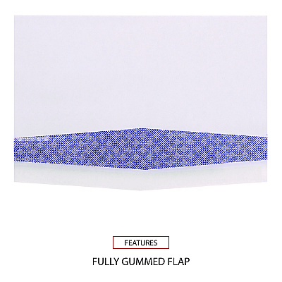 Universal Double Window Business Envelope, #9, Commercial Flap, Gummed Closure, 3.88 x 8.88, White, 500/Box (UNV36301)