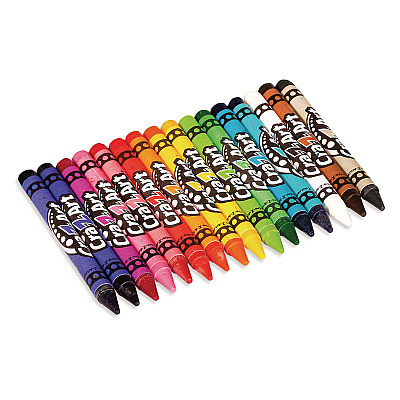 Cra-Z-Art Crayons, 16 Assorted Colors, 16/Set (CZA10200WM40)