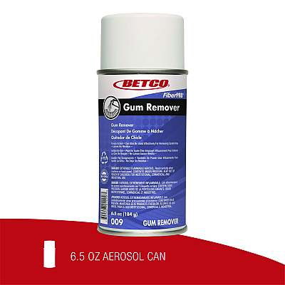 Betco FiberPRO Gum Remover, 6.5 oz Aerosol Can, 12/Carton (BET0092300)