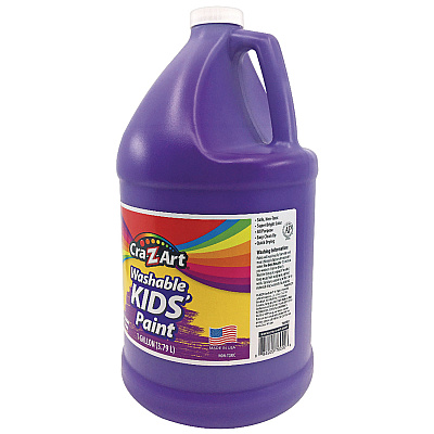 Cra-Z-Art Washable Kids Paint, Purple, 1 gal Bottle (CZA760022)