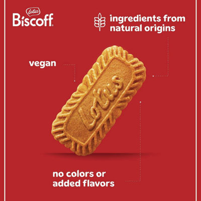 Biscoff Cookies Dispenser Box, Caramel Cookie, 0.22 oz Bag, 150/Carton (LTB50639)