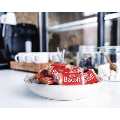Biscoff Cookies Dispenser Box, Caramel Cookie, 0.22 oz Bag, 150/Carton (LTB50639)