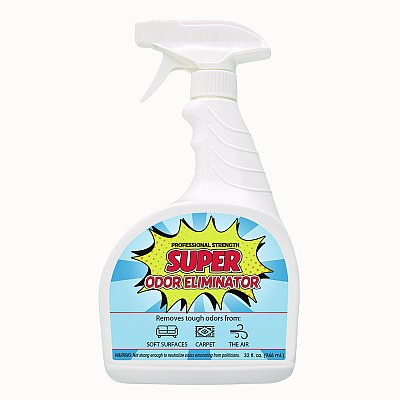 Fresh Products Super Odor Eliminator, 32 oz Spray Bottle, 6/Carton (FRS632SOE)