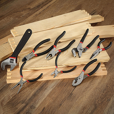 Great Neck 8-Piece Steel Pliers and Wrench Tool Set (GNS87900)