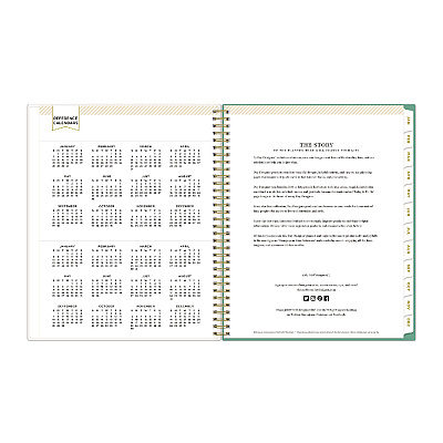 Blue Sky Day Designer Peyton Create-Your-Own Cover Weekly/Monthly Planner, Floral Artwork, 11 x 8.5, White, 12-Month (Jan-Dec): 2026 (103618)