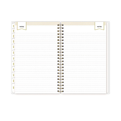 Blue Sky Day Designer Tile Weekly/Monthly Planner, Geometric Artwork, 8 x 5, Blue/White Cover, 12-Month (Jan to Dec): 2026 (101410)