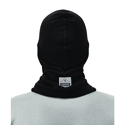 ergodyne N-Ferno 6821-ECO Recycled Fleece Balaclava Face Mask, Polyester/Spandex, One Size Fits Most, Black (EGO16858)