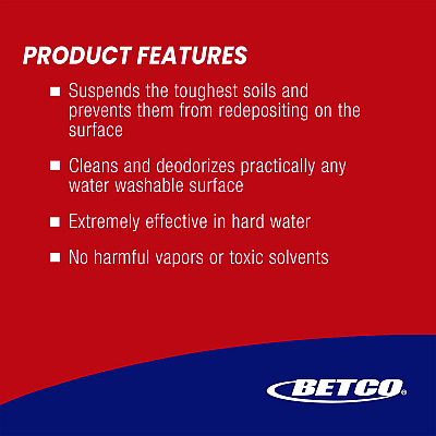 Betco Top Flite All-Purpose Cleaner, Mint Scent, 55 gal Drum (BET1505500)