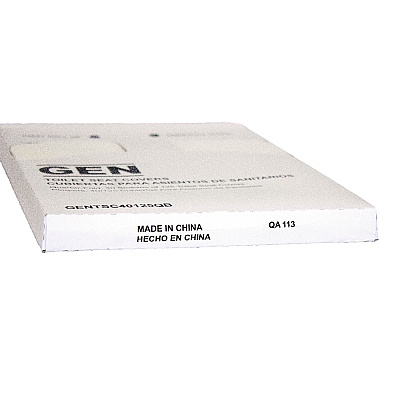 GEN Quarter-Fold Toilet Seat Covers, 14.17 x 16.73, White, 5,000/Carton (GENTSC40125QB)