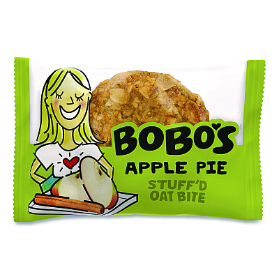 Bobo's Stuff'D Apple Pie Oat Bites, 1.3 oz Bar, 25/Box (00215)