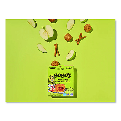 Bobo's Stuff'D Apple Pie Oat Bites, 1.3 oz Bar, 25/Box (00215)