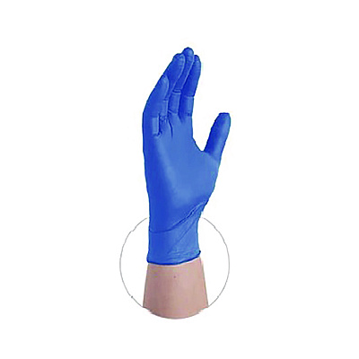 AMMEX Professional Nitrile Exam Gloves, Powder-Free, Medium, Blue, 100/Box (AXCACNPF44100BX)