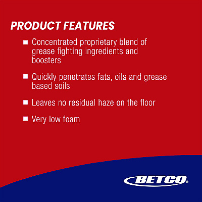 Betco Factory Formula HP Cleaner Degreaser, 55 gal Drum (BET1935500)