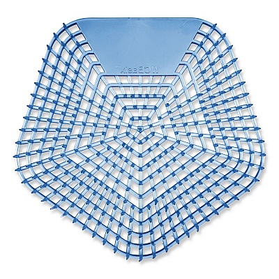 Boardwalk Anti-Splash Urinal Screen, Clean Cotton Scent, Blue, 0.11 oz, 10/Box (1004)