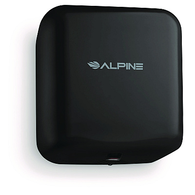 Alpine Hemlock Commercial Automatic 120V Hand Dryer, 6.69 x 11.41 x 12.31, Stainless Steel, Black (ALHALP40010BLA)
