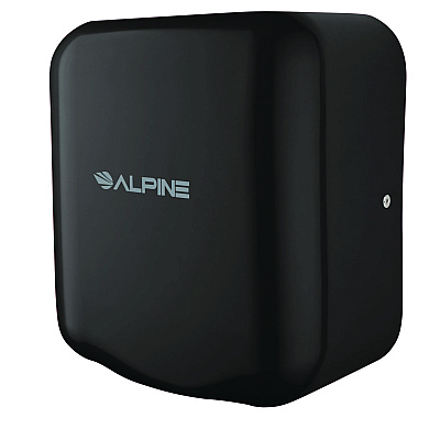 Alpine Hemlock Commercial Automatic 120V Hand Dryer, 6.69 x 11.41 x 12.31, Stainless Steel, Black (ALHALP40010BLA)