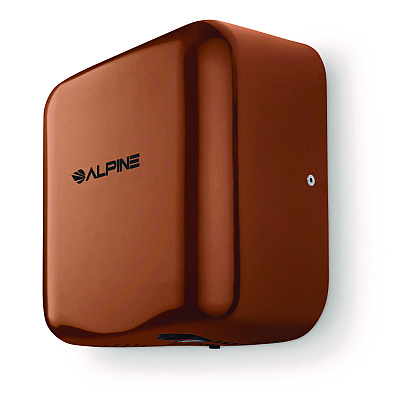 Alpine Hemlock Commercial Automatic 120V Hand Dryer, 6.68 x 11.41 x 12.31, Stainless Steel, Copper (ALHALP40010COP)