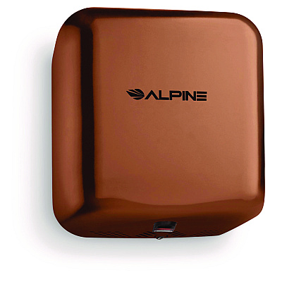 Alpine Hemlock Commercial Automatic 120V Hand Dryer, 6.68 x 11.41 x 12.31, Stainless Steel, Copper (ALHALP40010COP)
