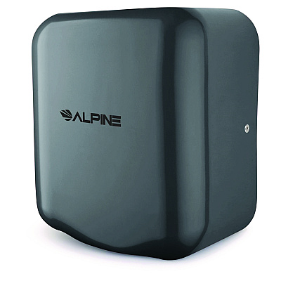 Alpine Hemlock Commercial Automatic 120V Hand Dryer, 6.68 x 11.41 x 12.31, Stainless Steel, Gray (ALHALP40010GRY)