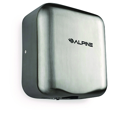 Alpine Hemlock Commercial Automatic 120V Hand Dryer, 6.68 x 11.41 x 12.31, Stainless Steel, Silver (ALHALP40010SSB)