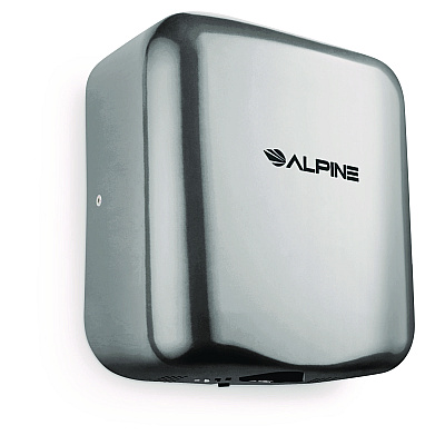 Alpine Hemlock Commercial Automatic 120V Hand Dryer, 6.68 x 11.41 x 12.31, Stainless Steel, Chrome (ALHALP40010CHR)