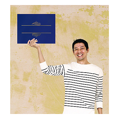 Great Papers Embossed Foil Certificate Holders, 80-lb Paper, Navy, 5/Pack (GRP903119)