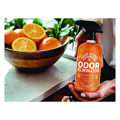 Angry Orange Pet Odor Eliminator Spray, Fresh Orange Blast Scent, 20 oz Spray Bottle (IDEAOR20OZ)