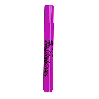 LIQUI-MARK Tank Fluorescent Highlighter, Pink Ink, Chisel Tip, Pink Barrel, Dozen (LQM60622)
