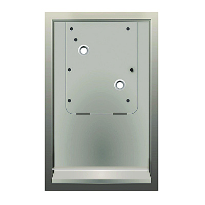 Alpine Hemlock Recess Wall Kit, 3.38 x 16.38 x 26, Stainless Steel (ALHALP400RECESS)