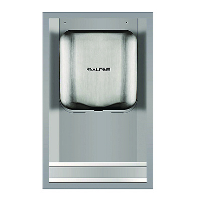 Alpine Hemlock Recess Wall Kit, 3.38 x 16.38 x 26, Stainless Steel (ALHALP400RECESS)