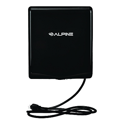 Alpine Willow Commercial 120V Automatic Hand Dryer, 3.93 x 11.25 x 12.63, Stainless Steel, Black (ALHALP40510BLA)
