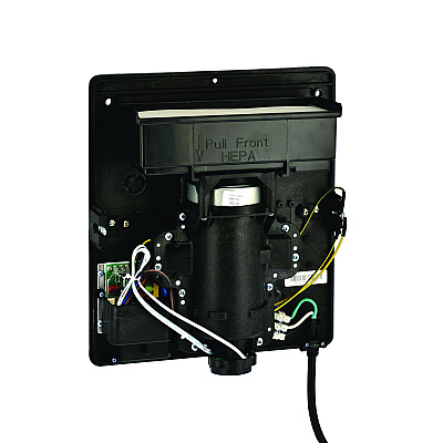 Alpine Willow Commercial 120V Automatic Hand Dryer, 3.93 x 11.25 x 12.63, Stainless Steel, Black (ALHALP40510BLA)