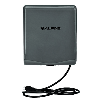 Alpine Willow Commercial 120V Automatic Hand Dryer, 3.93 x 11.25 x 12.63, Stainless Steel, Gray (ALHALP40510GRY)