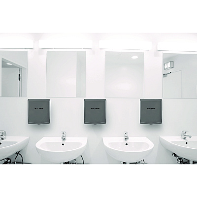 Alpine Willow Commercial 120V Automatic Hand Dryer, 3.93 x 11.25 x 12.63, Stainless Steel, Gray (ALHALP40510GRY)