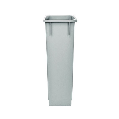 Alpine Slim 23 Gallon Indoor Trash Can, Plastic, Gray (ALH477GRY)