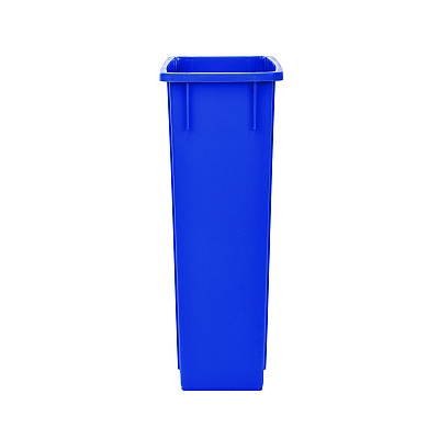 Alpine Slim 23 Gallon Recycling Bin, Plastic, Blue (ALH477RBLU)