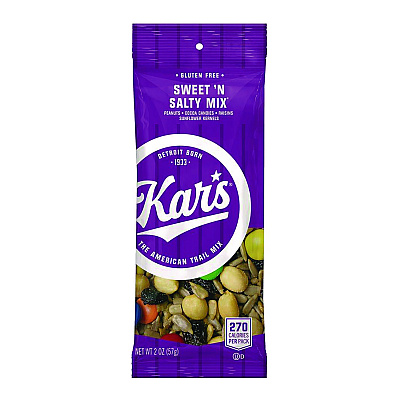 Kar's Trail Mix Variety Pack, Assorted Flavors, 24 Packets/Box (KSAKAR08362)