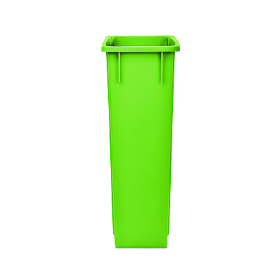 Alpine Slim 23 Gallon Recycling Bin, Plastic, Lime Green (ALHALP477LGRN)