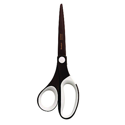 Scotch Ultra Edge Titanium Standard Scissors, 8" Long, Black/White (MMM1468TNSMXESF)