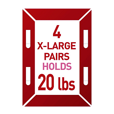 Command Picture Hanging Strips, X-Large, Removable, Holds up to 20 lbs per 4 Pairs, 16 Strip Pairs/Pack (MMM17217BLK16NA)
