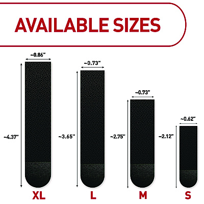 Command Picture Hanging Strips, X-Large, Removable, Holds up to 20 lbs per 4 Strips, Black, 4 Strip Pairs (MMM17217BLKES)