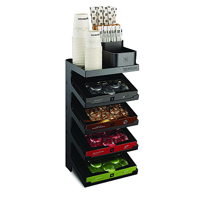 Nespresso Professional Capsule Dispenser, 8.5 x 8.27 x 19.49, Black (NEO3800)