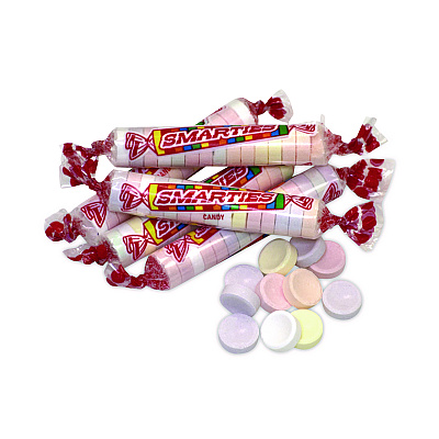 Nestl Smarties Candy Rolls, Original/Tropical/X-Treme Sour Flavor Assortment, 3 lb Bag (CDY00348)