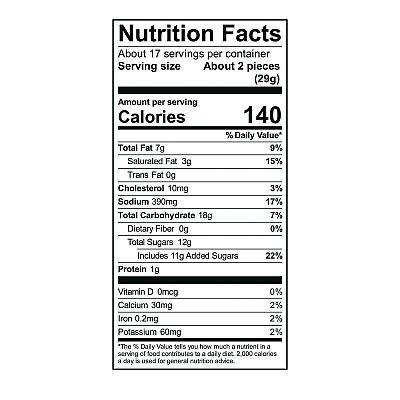 Performance Food Group Small Batch wonders Sea Salt Caramel Pecan Clusters, 18 oz Tub (MRY30971)